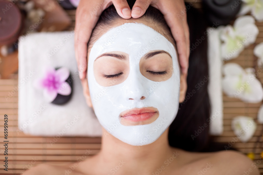Adult woman having beauty treatments in the spa salon Adult woman having beauty treatments in the spa salon