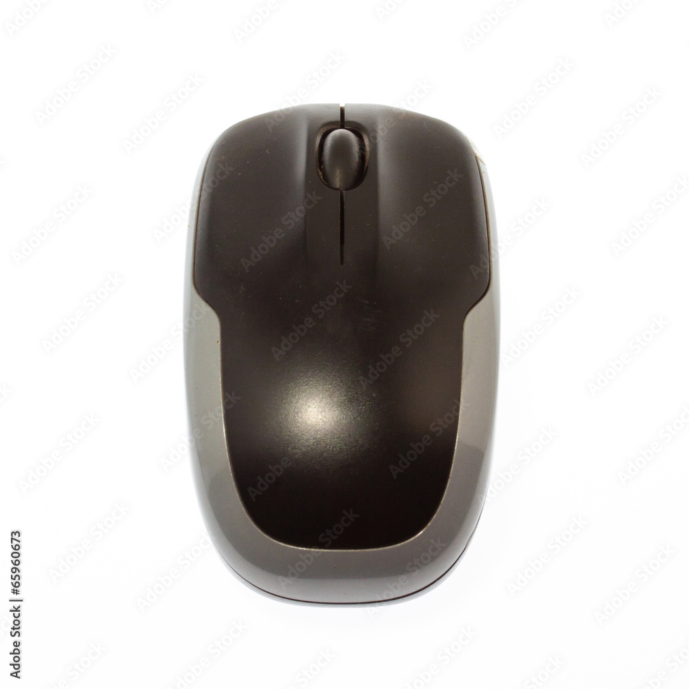 Wireless computer mouse isolated on white background Wireless computer mouse isolated on white background