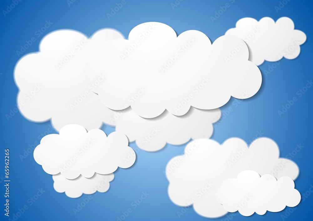 Abstract cloudy vector background