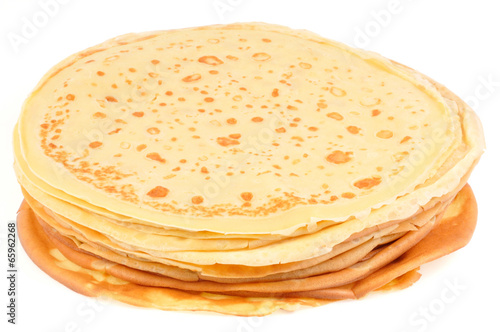 Une pile de crêpes