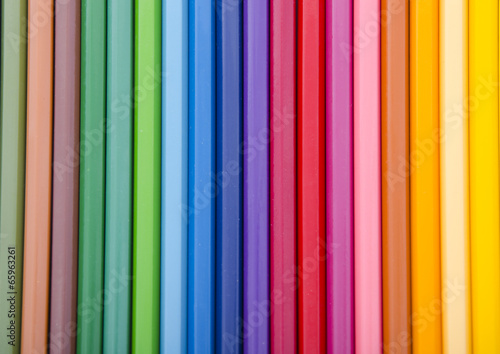 colorful background with crayons