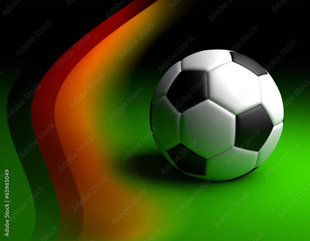 Naklejka premium Fussball Deutschland - 3D