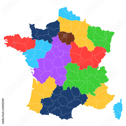 Nouvelle carte des régions