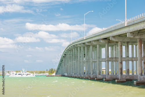 The Key Biscayne bridge in Miami