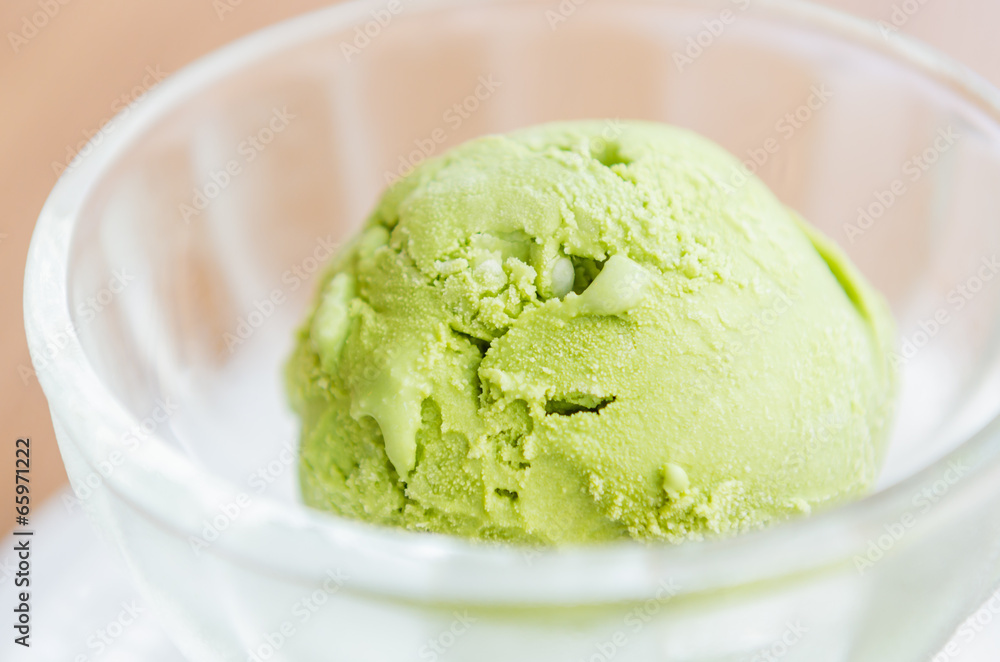 Ice cream green tea Ice cream green tea