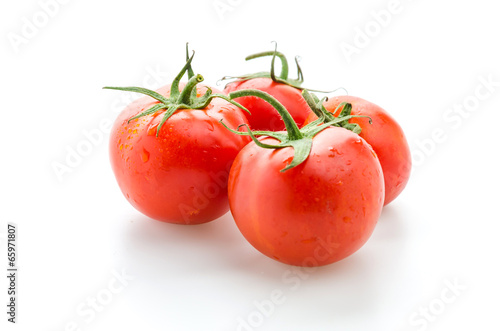 Tomato isolated on white