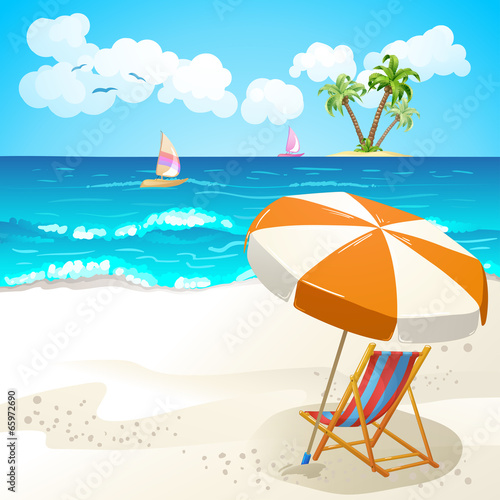 Summer beach