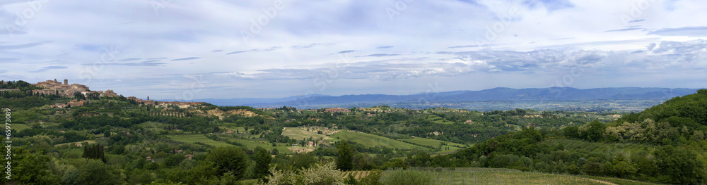 In the vicinity of the city of Monticello, Tuscany, Italy
