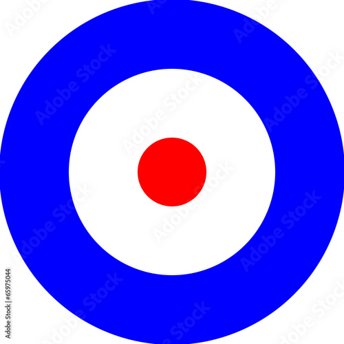 Obraz na plátně Royal Air Force Roundel