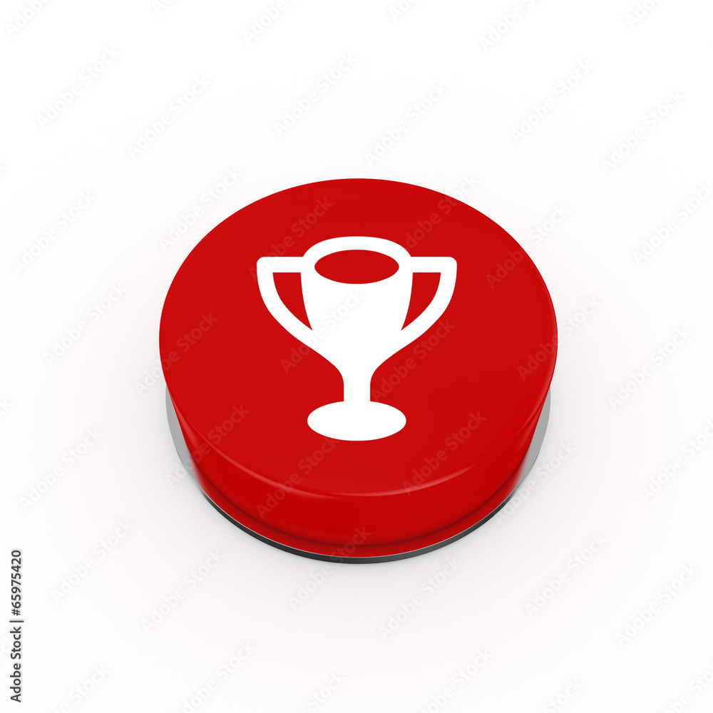 3d Cup Web Button - isolated 3d Cup Web Button - isolated