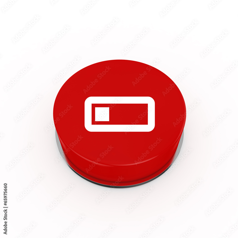 3d Low Level Display Web Button - isolated 3d Low Level Display Web Button - isolated