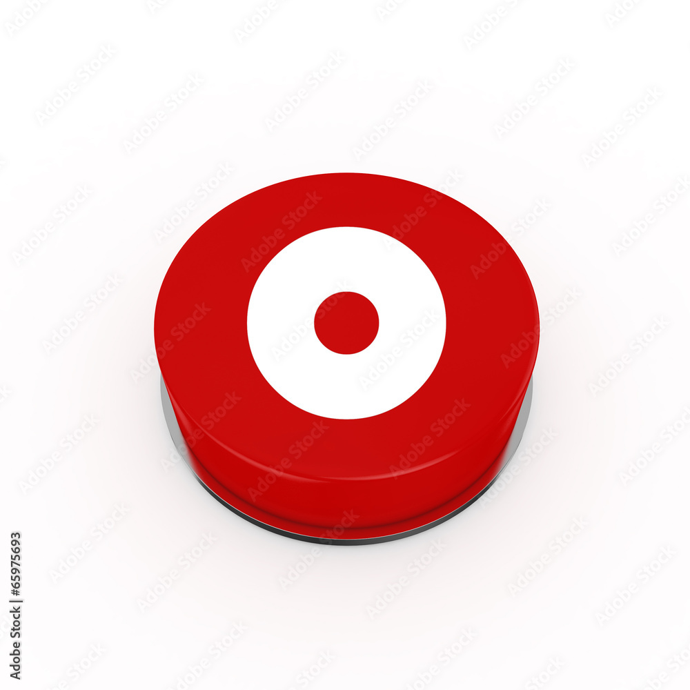 3d Media Disc Web Button - isolated 3d Media Disc Web Button - isolated