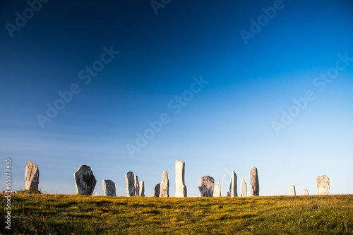 standing stones at callinish on the island lewis, scotland, UK photo