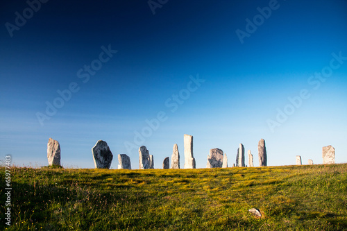 standing stones at callinish on the island lewis, scotland, UK photo