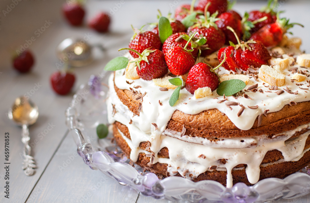 Strawberry cake Strawberry cake
