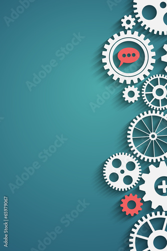 gears with icons inside