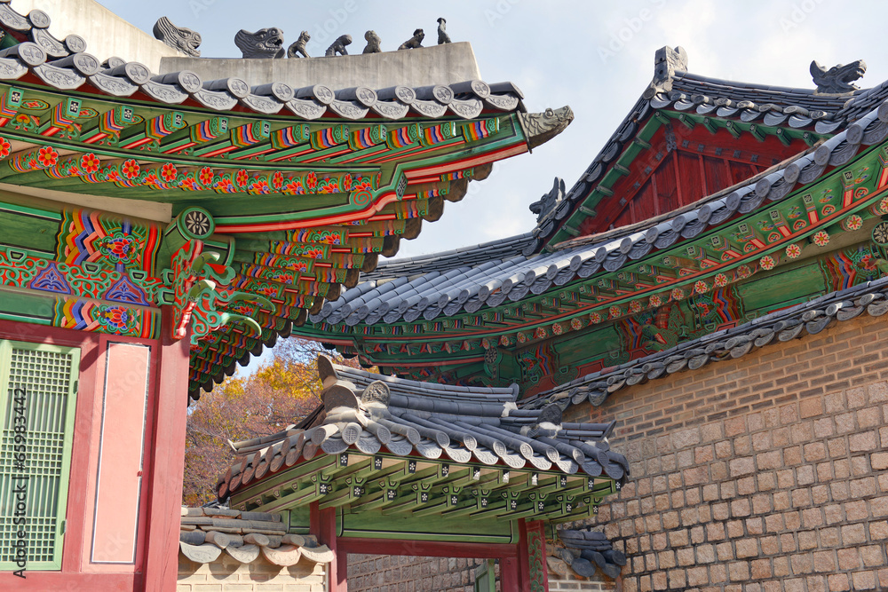 Traditional Architecture, Changyeonggung Palace in Seoul, Korea