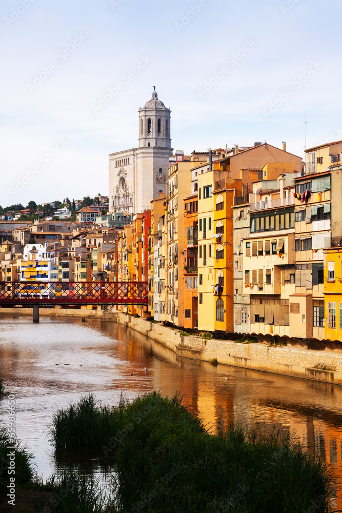 Day view of Girona. Catalonia