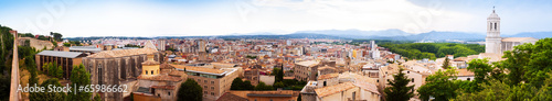  Panorama of Girona from roof