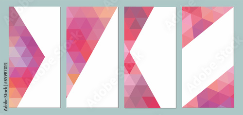 vector vertical mosaic background