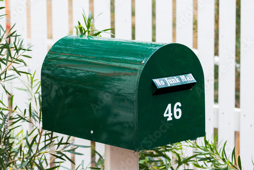 Green Mail Box photo