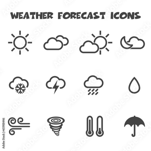 weather forecast icons