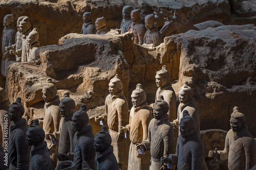 The Terracotta Army or the "Terra Cotta Warriors and Horses" © SANCHAI