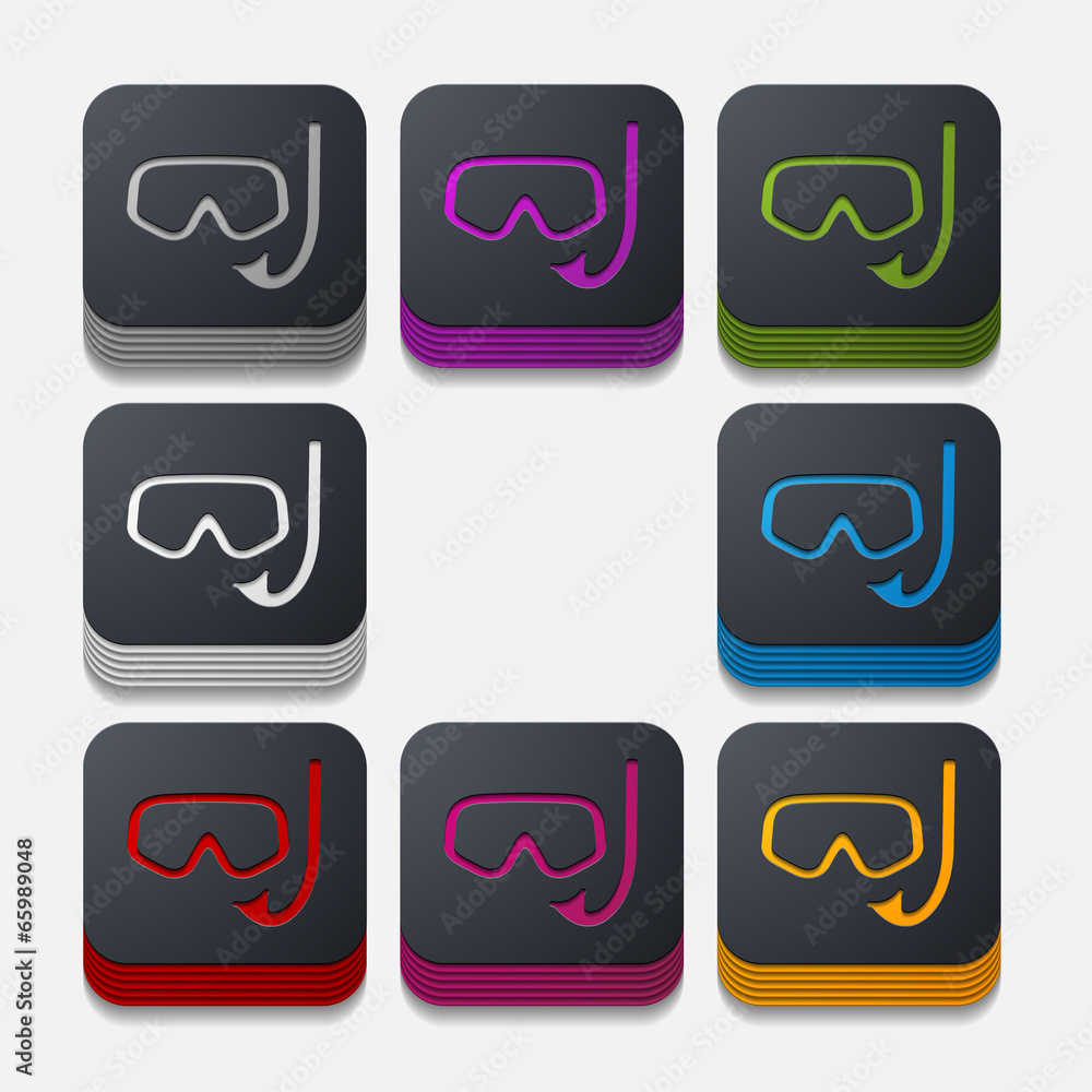 square button: mask square button: mask
