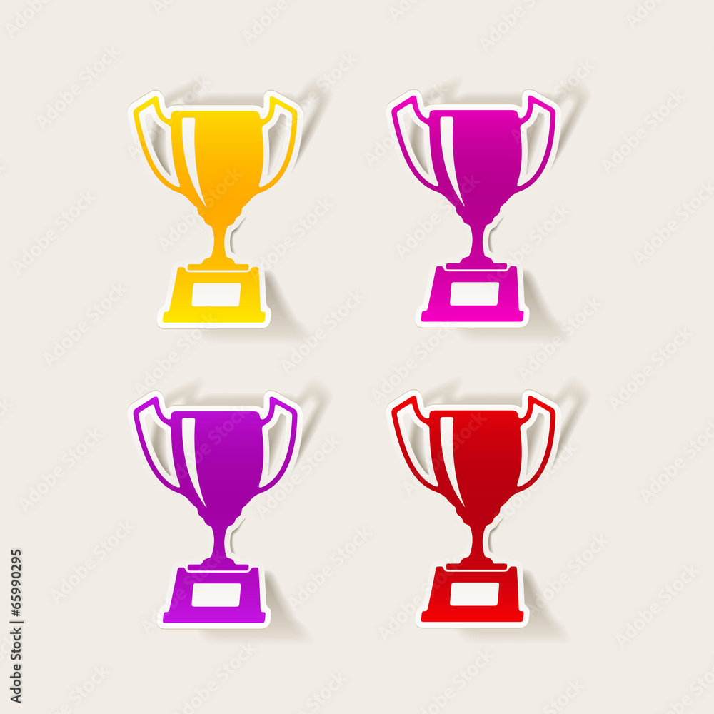 realistic design element: winner realistic design element: winner