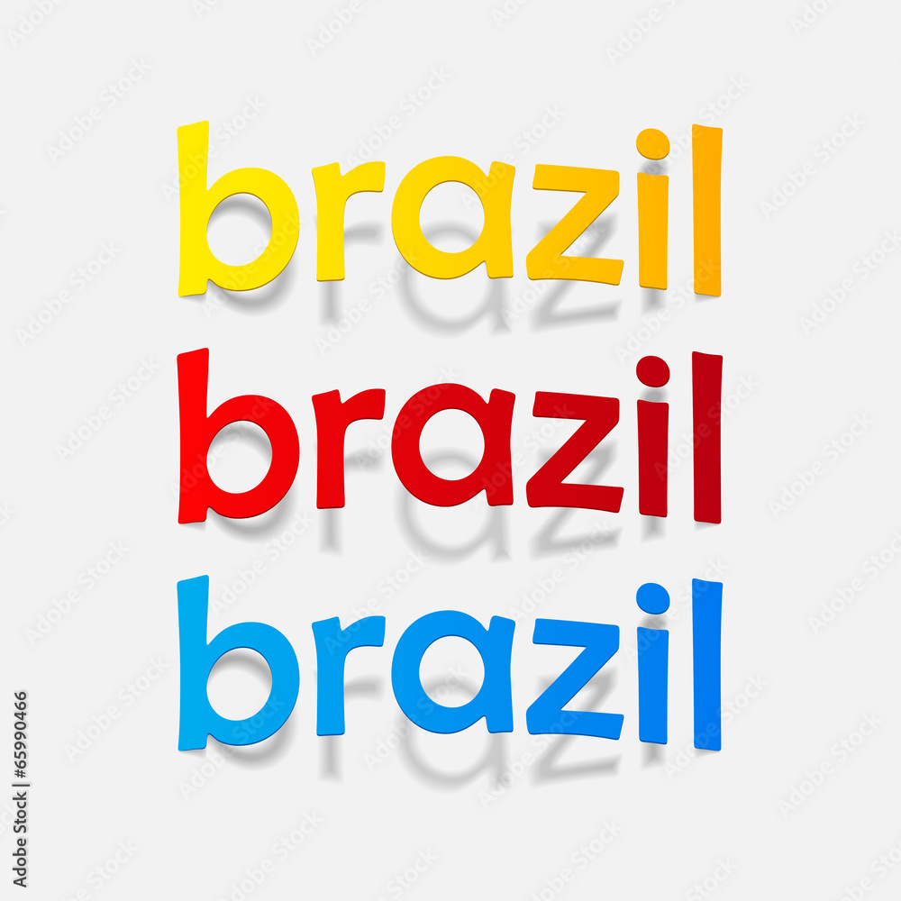 realistic design element: brazil realistic design element: brazil