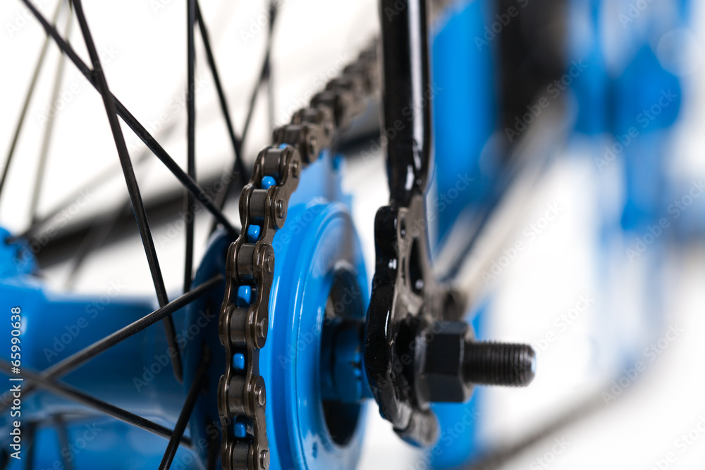 Obraz premium Bicycle isolated on white background