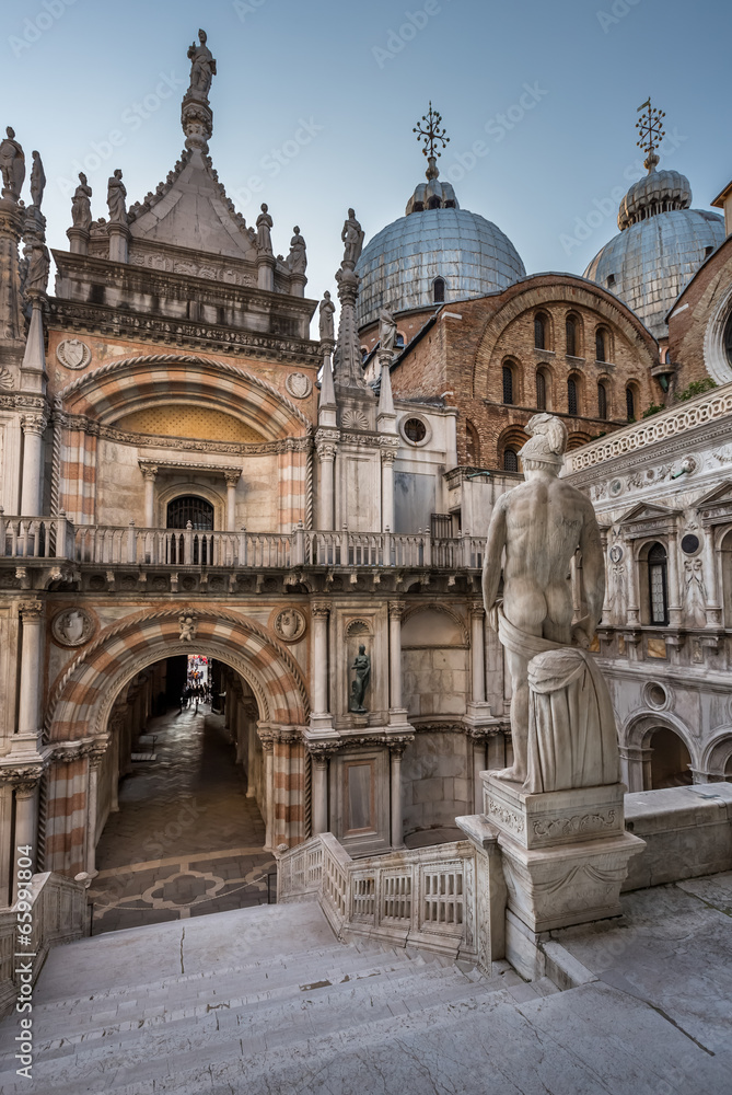 Palazzo Ducale (Doge's Palace) and San Marco Cathedral in Venice