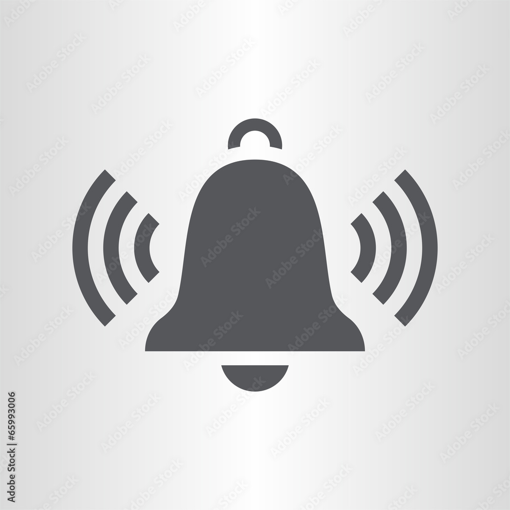 Ringing bell icon Stock Vector | Adobe Stock