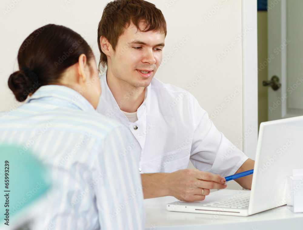 Young woman with dentist in a dental surgery. Healthcare, Young woman with dentist in a dental surgery. Healthcare,
