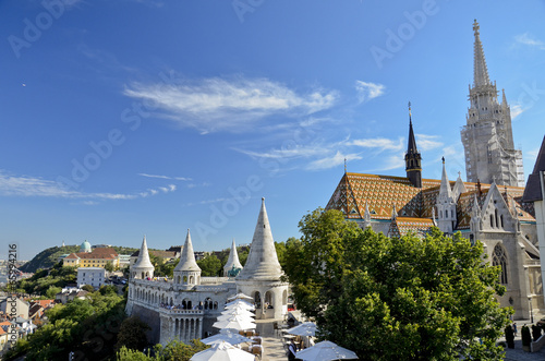 Bastione dei Pescatori  e chiesa di Mattia, Budapest photo