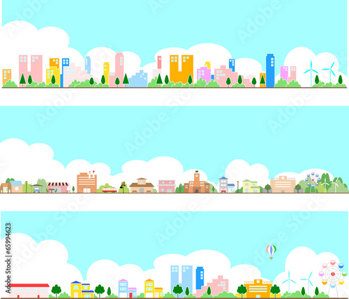 街の風景　セット