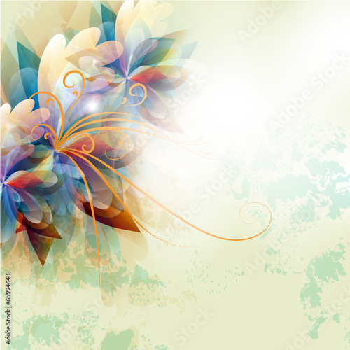 Abstract floral background