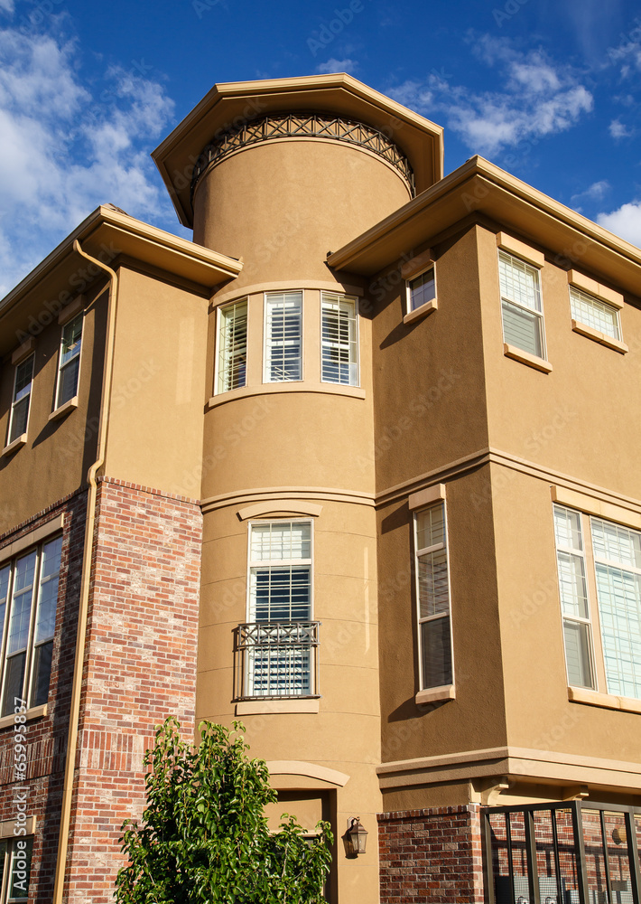 Obraz premium Round Plaster Condo Details