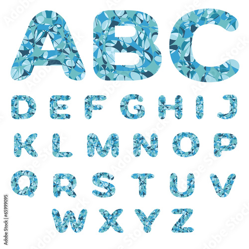mosaic alphabet