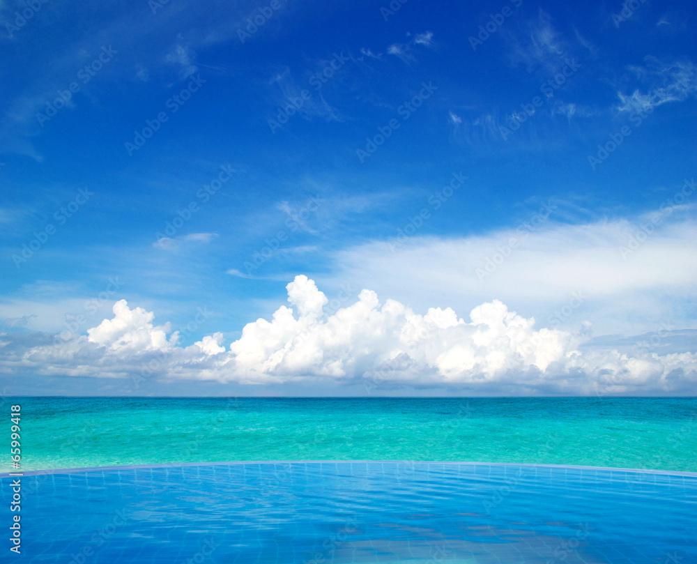 beach and tropical sea