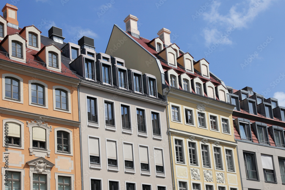 Stadthäuser aus der Gründerzeit in Dresden