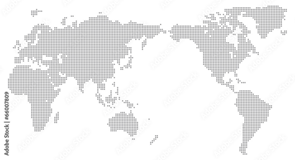 グローバルイメージ 地球 ドット素材 Stock ベクター Adobe Stock