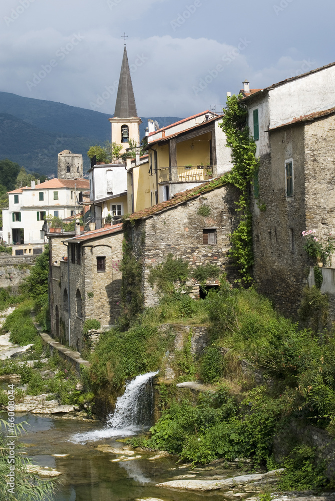 Borgomaro. Ancient village in Liguria region of Italy