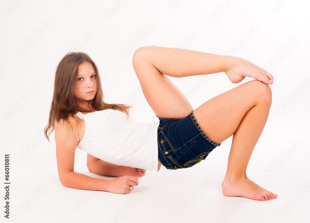 Fototapeta premium young professional gymnast