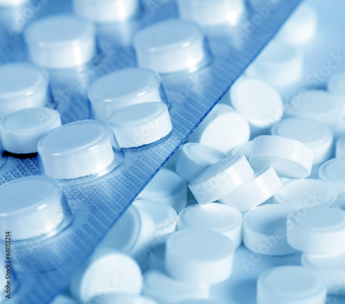 Packs of pills - abstract medical