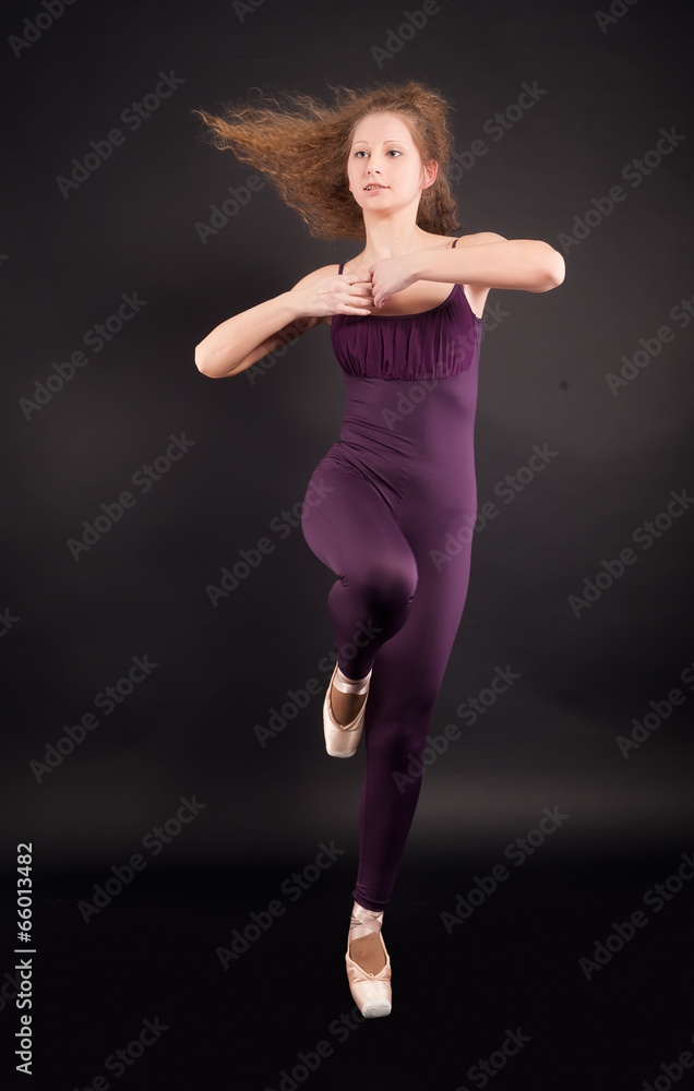 young beautiful dancer