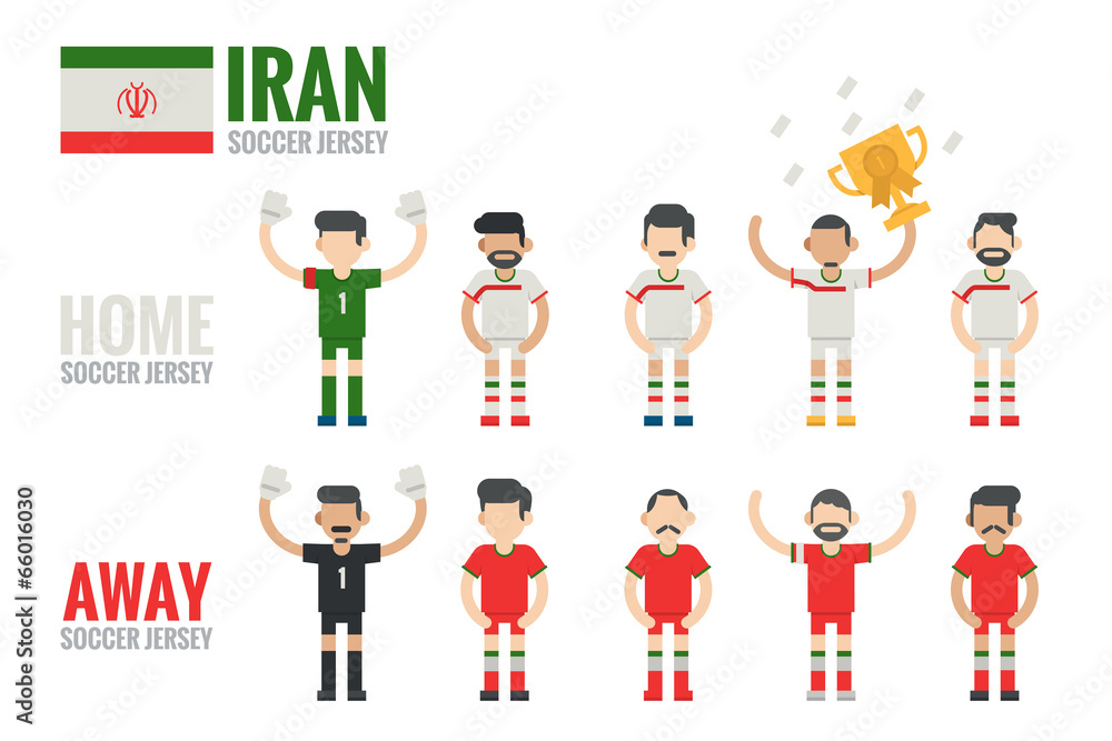 Iran soccer icons Iran soccer icons