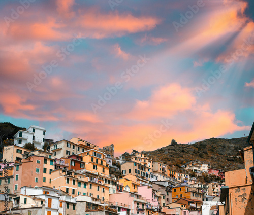 Pictoresque town of Cinque Terre, Italy