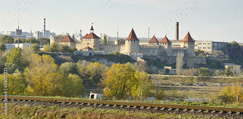 Schilderij op canvas BENDER, TRANSNISTRIA - OCTOBER 20: Bender Fortress on October 20, 2013 in Bender, Transistria