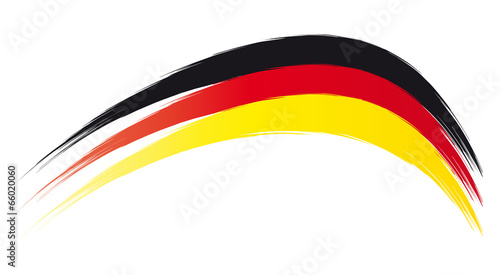 Deutschland - Flagge - Bogen, Schwarz - Rot - Gold, Nation der Europäischen Union, EU 